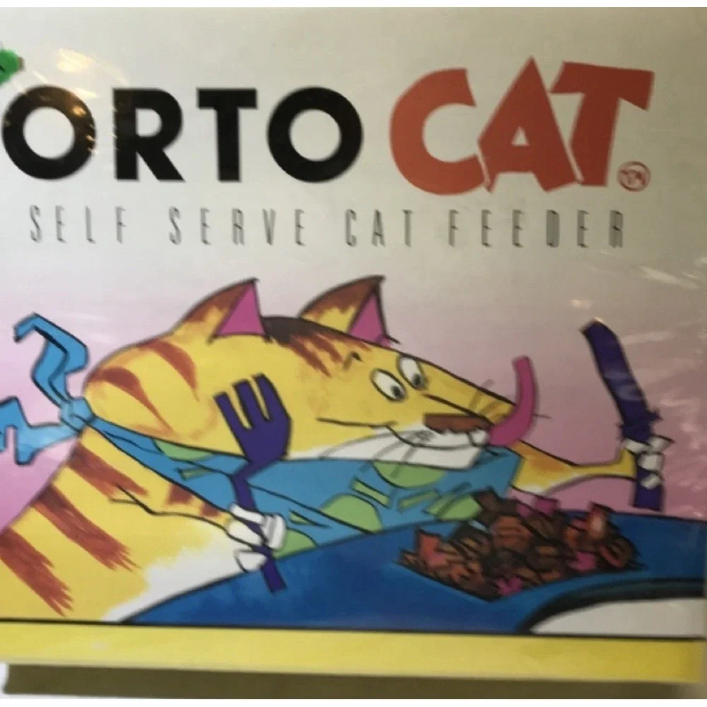 ORTO Cat Self Serve Circular Cat Feeder Food/Treats Puzzle Game Toy | New